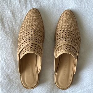 Freda Salvador Keen Mule - Nude Woven Cald